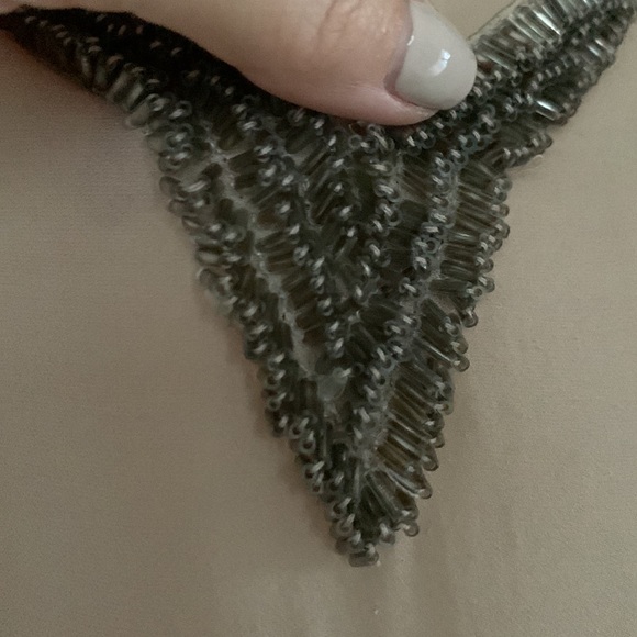 Parker sequins top. Deeper V shape blouse. - Picture 2 of 5